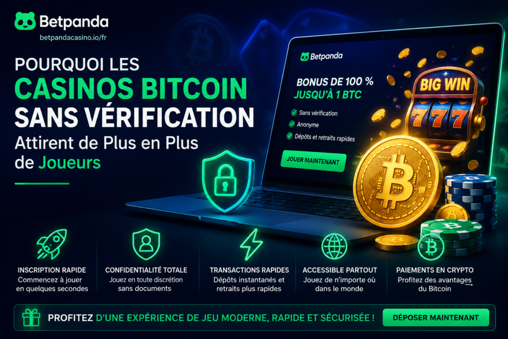 Pourquoi les Casinos Bitcoin Sans Vérification Attirent de Plus en Plus de Joueurs